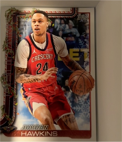 2025-26 Topps Holiday #H151 Jordan Hawkins — front