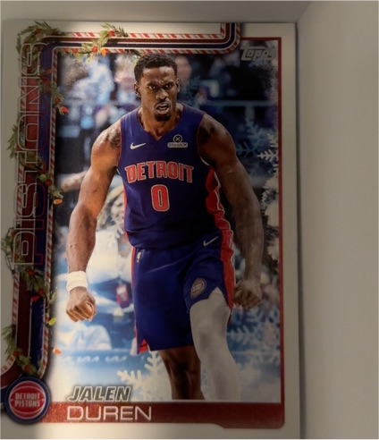 2025-26 Topps Holiday #H33 Jalen Duren — front