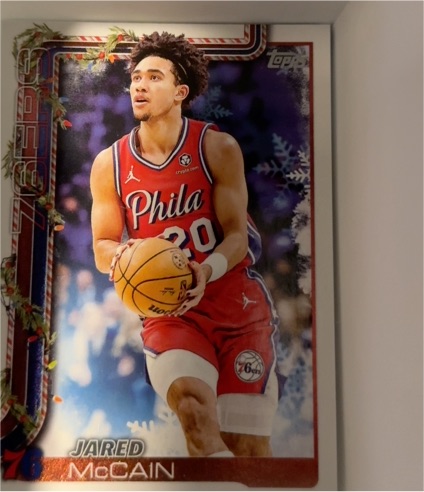 2025-26 Topps Holiday #H20 Jared McCain — front