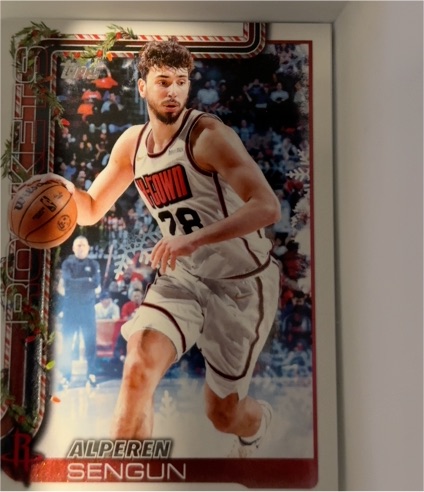 2025-26 Topps Holiday #H145 Alperen Sengun — front