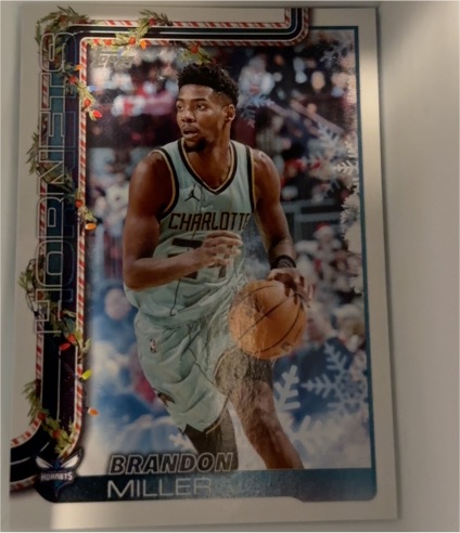 2025-26 Topps Holiday #H54 Brandon Miller — front
