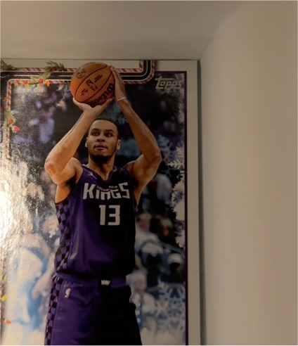 2025-26 Topps Holiday #H133 Keegan Murray Sacramento Kings — front