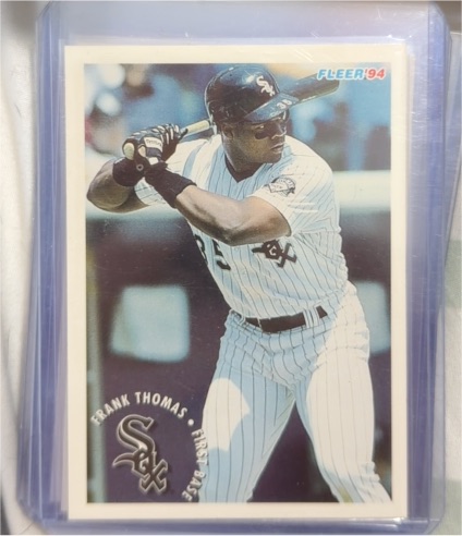 1994 Fleer Sunoco #23 Frank Thomas — front