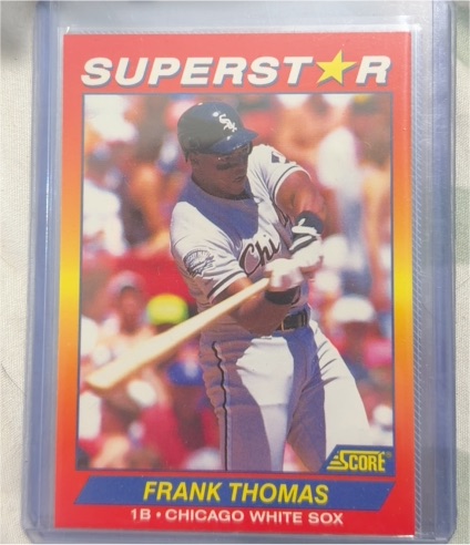1992 Score Superstar #51 Frank Thomas — front