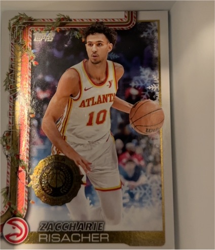2025-26 Topps Holiday #H49 Zaccharie Risacher — front