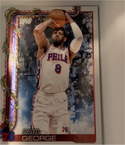 2025-26 Topps Holiday #H19 Paul George — front