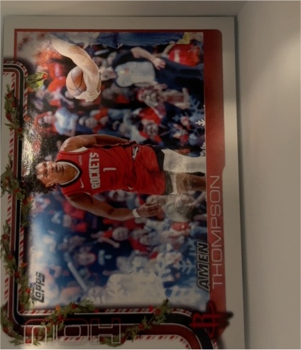 2025-26 Topps Holiday #H141 Amen Thompson — front