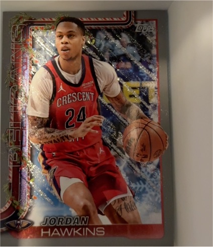 2025-26 Topps Holiday #H151 Jordan Hawkins — front