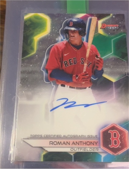 2023 Bowman's Best #B23-RAY Roman Anthony — front