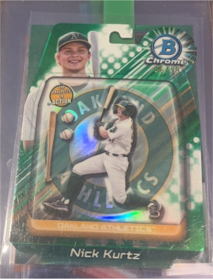 2024 Bowman Draft Chrome #BIA-3 Nick Kurtz Bowman In Action — front