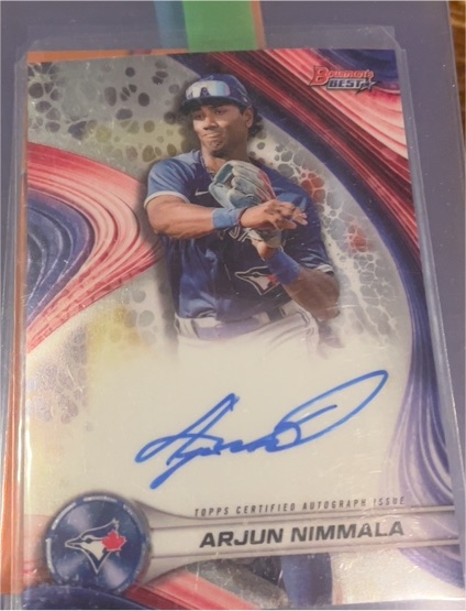 2024 Bowman's Best #B24-AN Arjun Nimmala — front