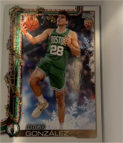2025-26 Topps Holiday #H188 Hugo González — front