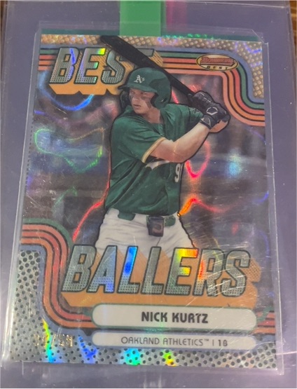 2024 Bowman's Best #BB-13 Nick Kurtz — front