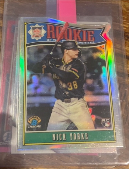 2025 Bowman Chrome Rookie of the Year Favorites #ROY-14 Nick Yorke — front