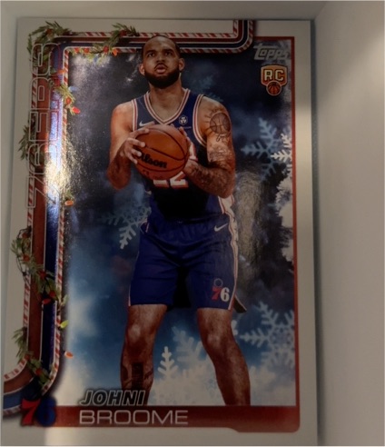 2025-26 Topps Holiday #H195 Johni Broome — front
