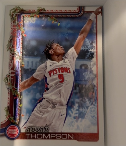 2025-26 Topps Holiday #H36 Ausar Thompson — front
