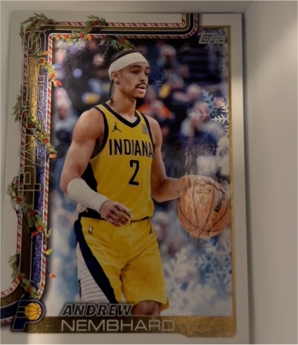 2025-26 Topps Holiday #H42 Andrew Nembhard — front