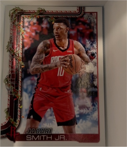 2025-26 Topps Holiday #H142 Jabari Smith Jr. — front