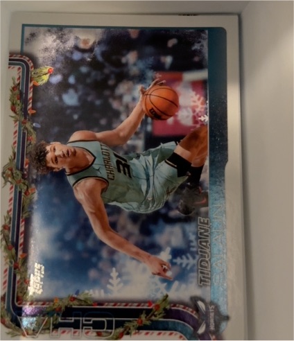 2025-26 Topps Holiday #H57 Tidjane Salaun — front