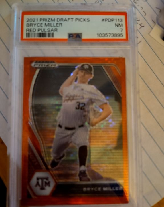 2021 Panini Prizm Draft Picks #PDP113 Bryce Miller — front