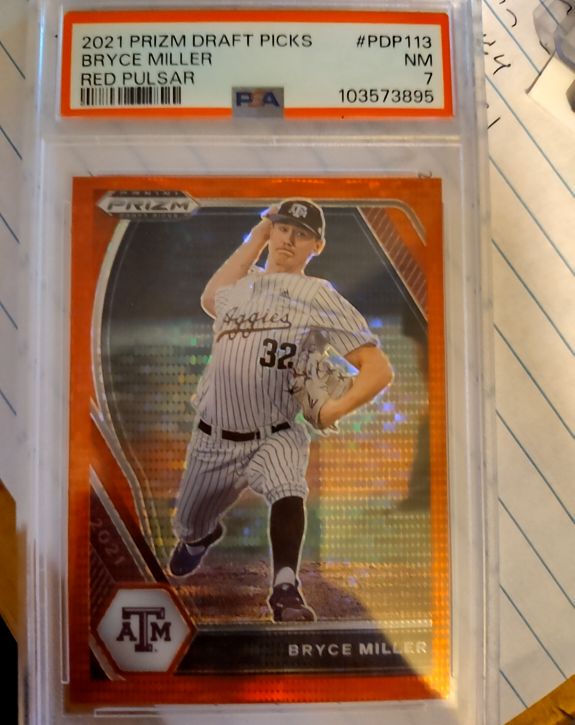 2021 Panini Prizm Draft Picks #PDP113 Bryce Miller — front