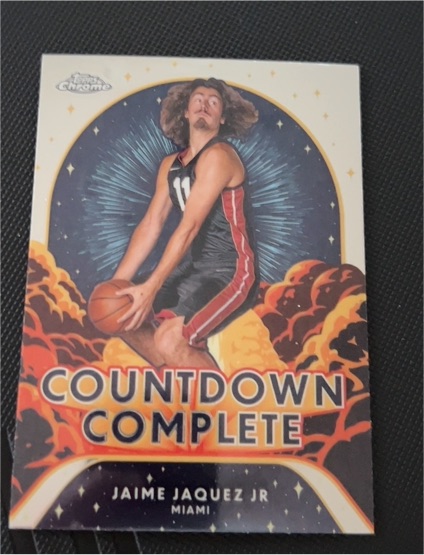 2024-25 Topps Chrome #CC-6 Jaime Jaquez Jr Countdown Complete — front