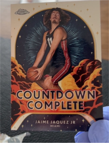 2024-25 Topps Chrome #CC-6 Jaime Jaquez Jr Countdown Complete — front