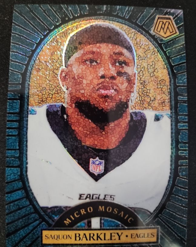 2025 Panini Mosaic Micro Mosaic #5 Saquon Barkley — front