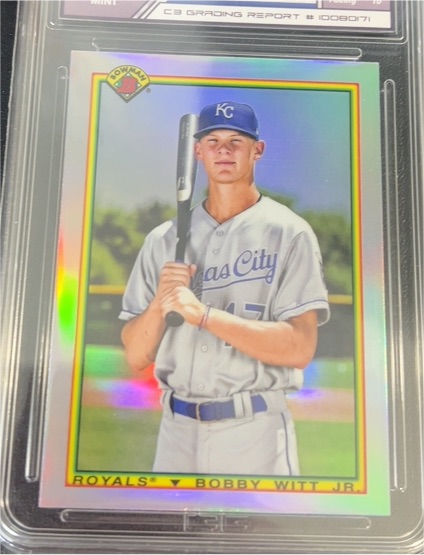 2020 Bowman #90B-BWJ Bobby Witt Jr. — front