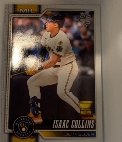 2026 Topps Series 1 #202 Isaac Collins — front