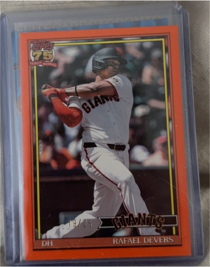 2026 Topps Series 1 #T91-54 Rafael Devers — front