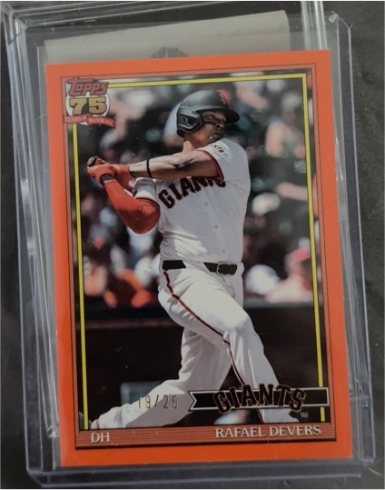 2026 Topps Series 1 #T91-54 Rafael Devers — front