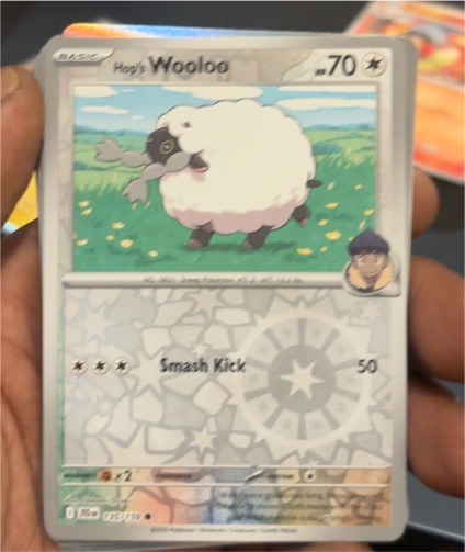 2022 Pokémon Journey Together #135 Hop's Wooloo — front