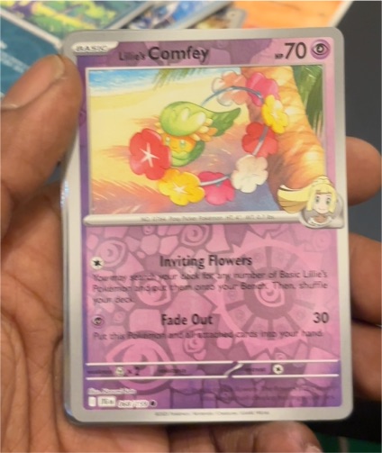 2023 Pokémon Scarlet & Violet Journey Together #068 Lillie's Comfey — front