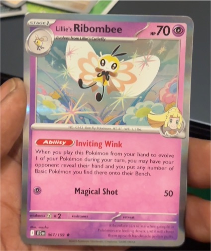2022 Pokémon Journey Together #067 Lillie's Ribombee — front