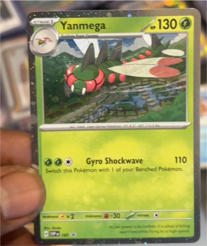 2023 Pokémon Scarlet & Violet #187 Yanmega — front