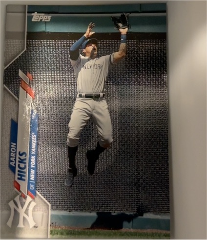 2020 Topps #252 Aaron Hicks — front