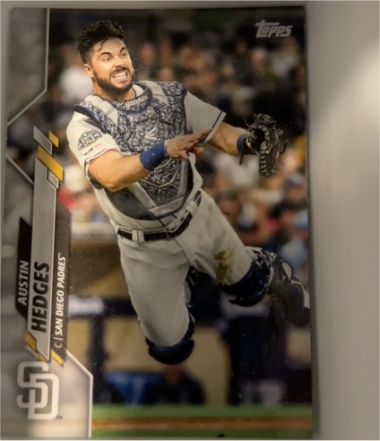 2020 Topps #320 Austin Hedges — front