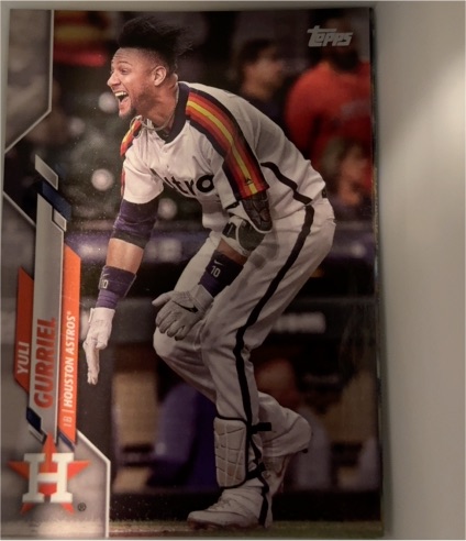 2020 Topps #289 Yuli Gurriel Houston Astros — front