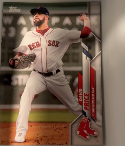 2020 Topps #299 David Price Boston Red Sox — front