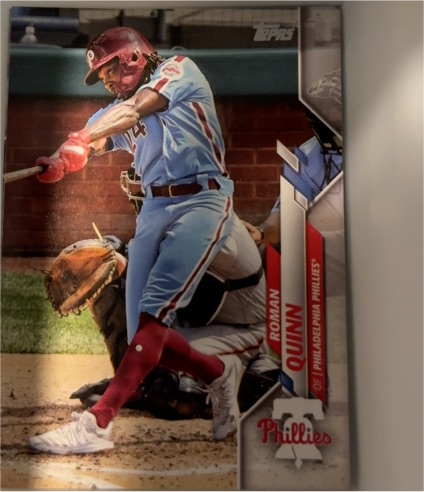 2020 Topps #256 Roman Quinn Philadelphia Phillies — front