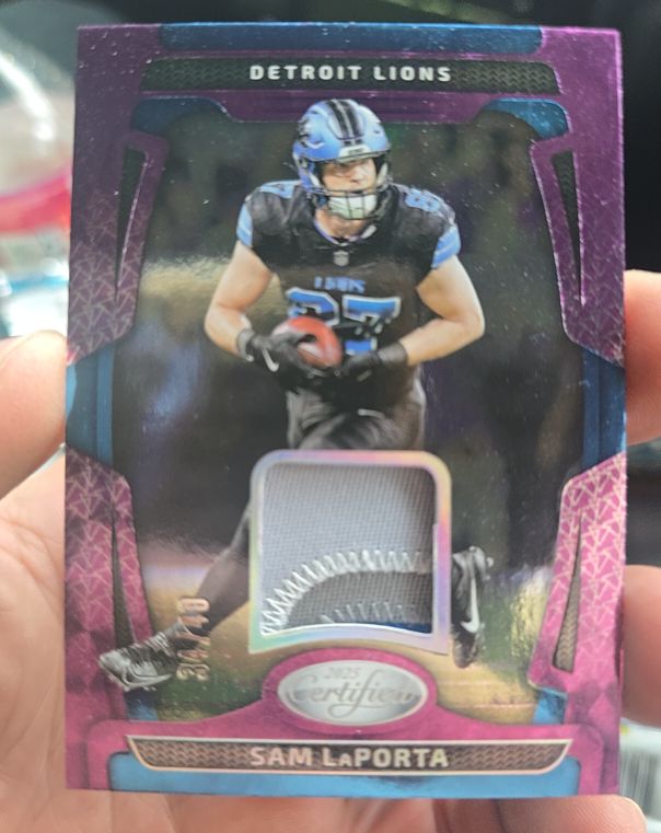2023 Panini Certified #MME-SLA Sam LaPorta — front