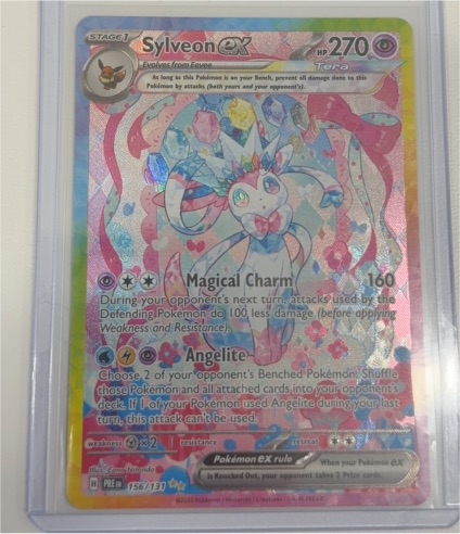 2023 Pokémon Prismatic Evolutions #156 Sylveon ex — front