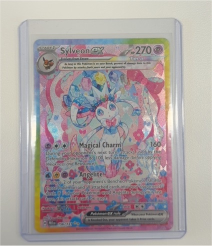 2025 Pokémon TCG Sylveon EX #156/131 Prismatic Evolutions — front
