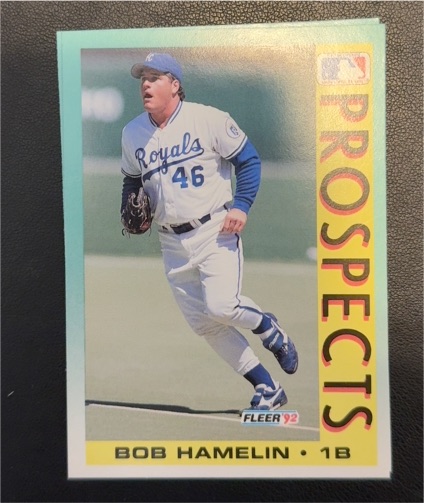 1992 Fleer Prospects #672 Bob Hamelin — front