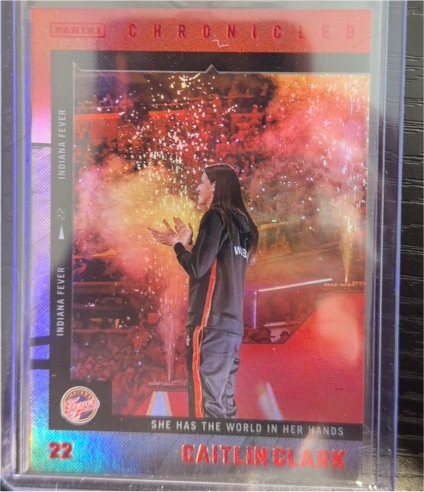 2025 Panini Chronicled #57 Caitlin Clark Indiana Fever — front