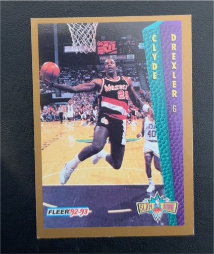 1992-93 Fleer #270 Clyde Drexler — front
