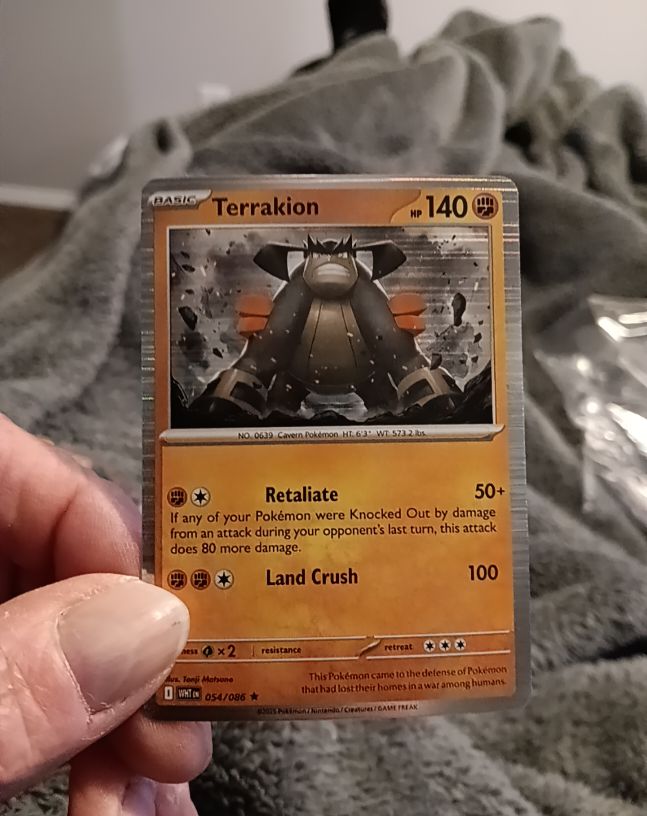 2023 Pokémon SV: White Flare #054 Terrakion — front
