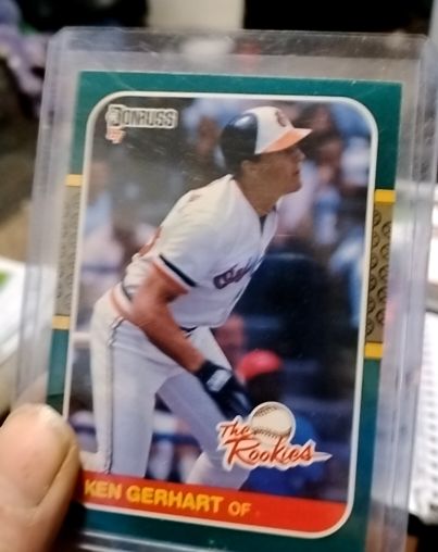 1987 Donruss The Rookies #24 Ken Gerhart — front