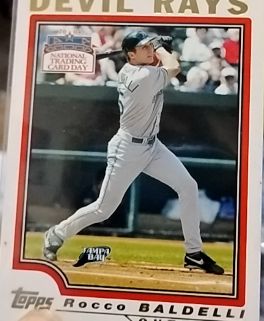 2004 Topps National Trading Card Day #1 Rocco Baldelli — front